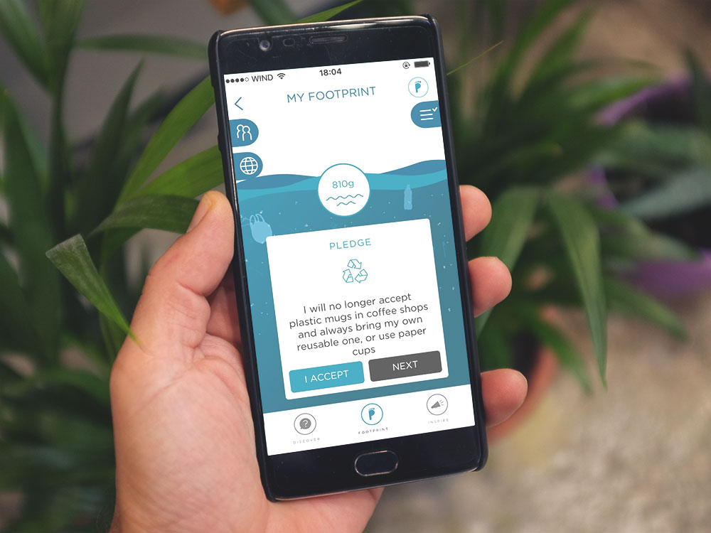 An App to Track and Reduce your Plastic Footprint.